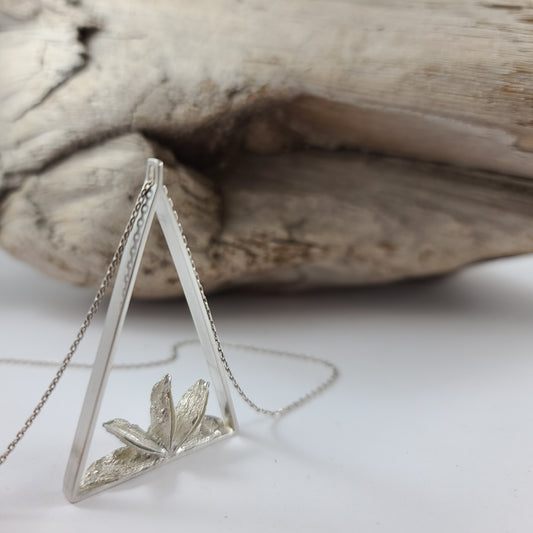 Sarah Thorneycroft Jewellery sterling silver pendant handcrafted in the Comox Valley BC