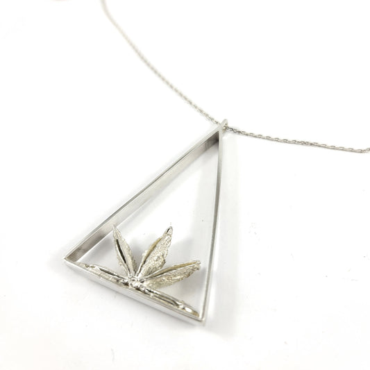 Sarah Thorneycroft Jewellery sterling silver pendant handcrafted in the Comox Valley BC